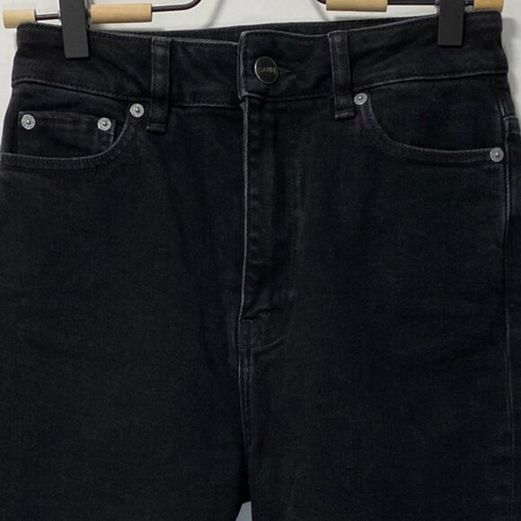 Ganni Cropped Black Jeans — Size 26W x 32L - Picture 6 of 13